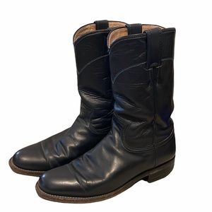 Justin Boots all leather pull on Ropers style 3057